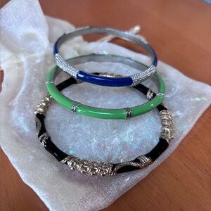 Talbots enamel bracelets set of 3
